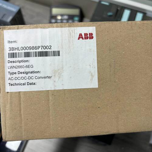 LWN2660-6EG 转换模块 ABB AC-DC/DC-DC工控配件议价维修