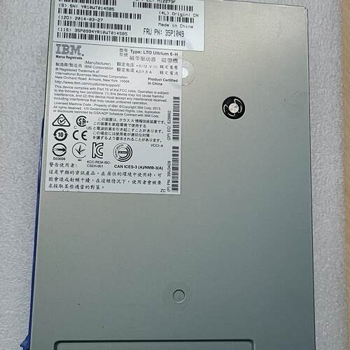 LTO Ultrium 6-H IBM SAS内置磁带机议价维修