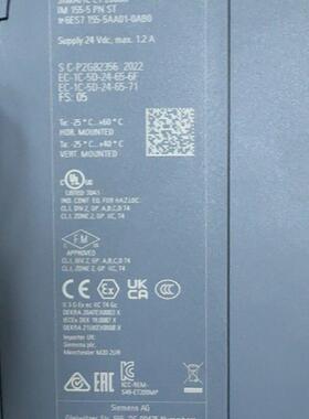 6ES7 155-5AA01-0AB0 PLC模块 ET200MP IM 155-5 PN ST议价维修
