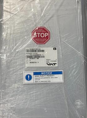 910537/00132 VAT执行器 高纯度真空工业自动化配件议价维修