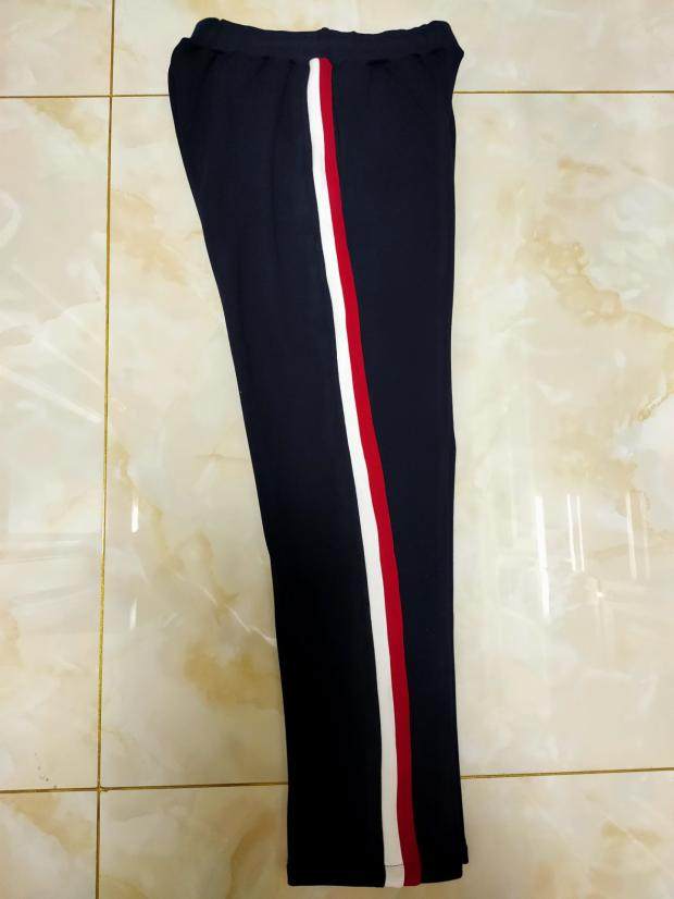大连秋冬中学生校服裤2厘米红杠2厘米白杠大连定校裤纯棉舒适加绒