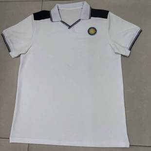 西安六中男女同款白色网眼珠地棉夏季校服短袖白色合尚领可来图定