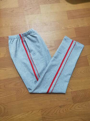 纯棉校服长裤浅灰色休闲运动