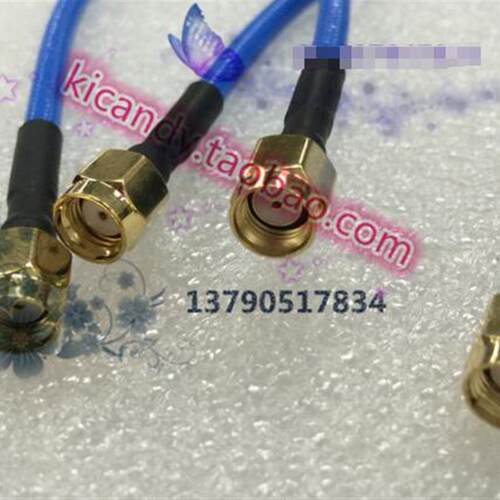 SMA连接线RP-SMA-JJ公对公内螺内孔转接线SMA双孔RG402 141半柔线