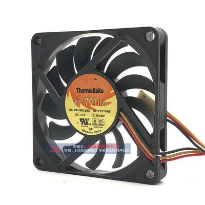 原装 -7010A FD127010HB 12V 0.36A 7CM 7010 3线 散热风扇