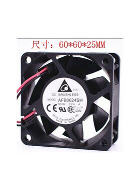 全新 AFB0624EH/SH/HH/VH/H 6025 24V 变频器风扇6cm散热风扇
