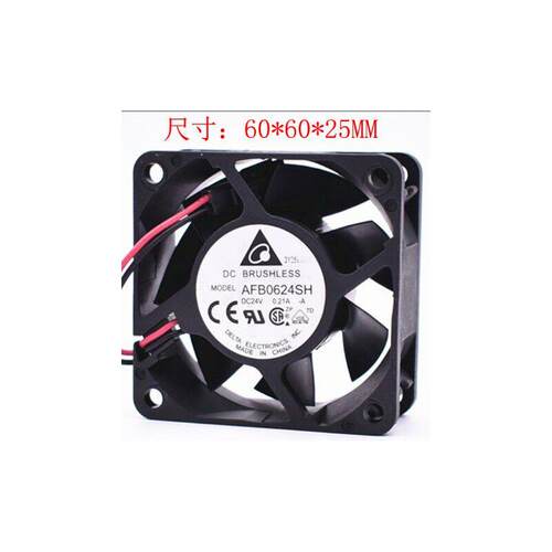 全新 AFB0624EH/SH/HH/VH/H 6025 24V 变频器风扇6cm散热风扇