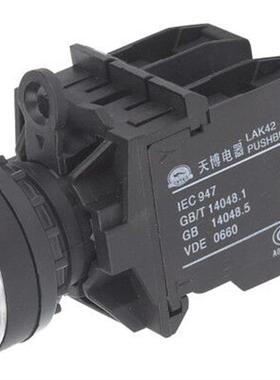 按钮开关LAK42PS-11 平头自锁按钮  台博电器