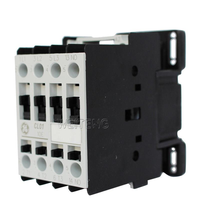 9年老店  CL01A310T 交流接触器5.5KW三相25A 常开1NO