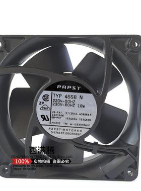 TYP4558N 220V 18W 120*120*38MM PAPST 12038 风扇 12CM 全金属