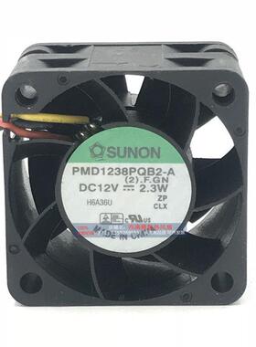 全新 PMD1238PQB2-A (2).F.GN 12V 2.3W 3828 散热风扇