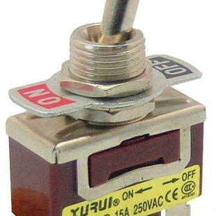 OFF 银触点 脚 6.3插式 单刀单掷 11A 钮子开关 正品