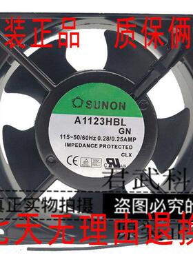 原装 A1123HBL 12CM 115V 110V 12038 进口铜线交流散热风扇