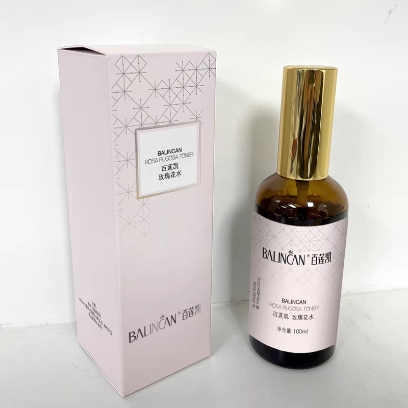 百莲凯 玫瑰花水100ml 补水滋润雪肤深层补水去细纹干纹