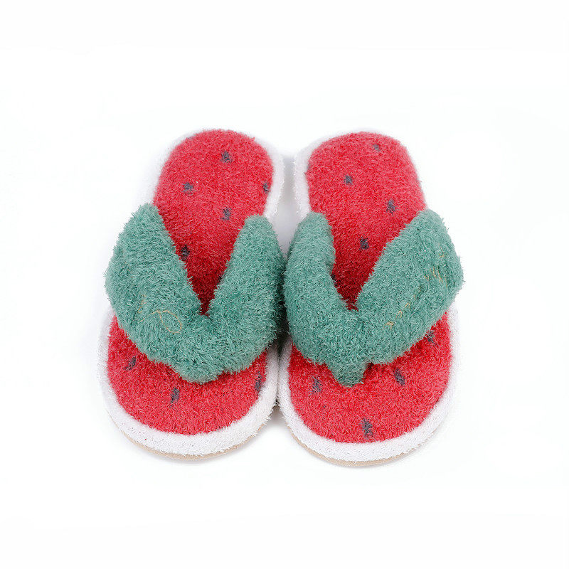 日系新款smooth素材夏日水果系列之西瓜造型女式人字拖夹脚鞋拖鞋