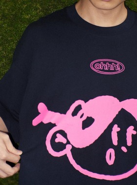 ohhh! 屙牌基础款 员工服 280g宽松T恤