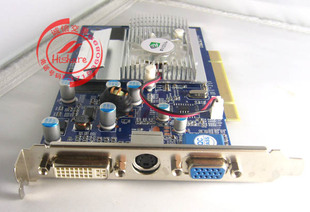 工控机服务器显卡nVIDIA FX5500 256M双屏老pci插槽卡DVI加VGA