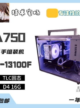 2000元性价比神机系列 13100F＋A750 DIY游戏主机