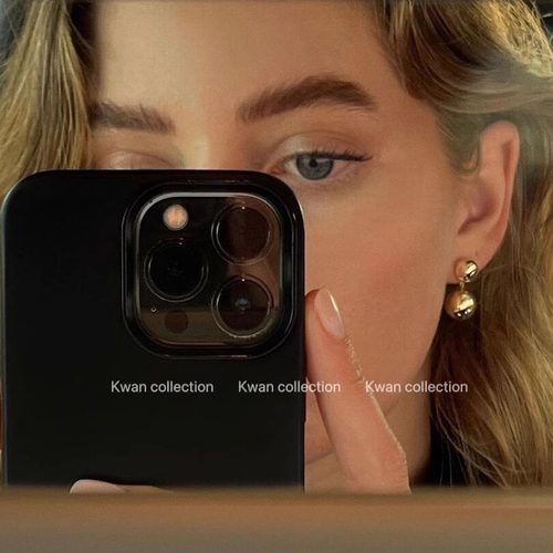 法式双球耳钉美娜同款百搭简约