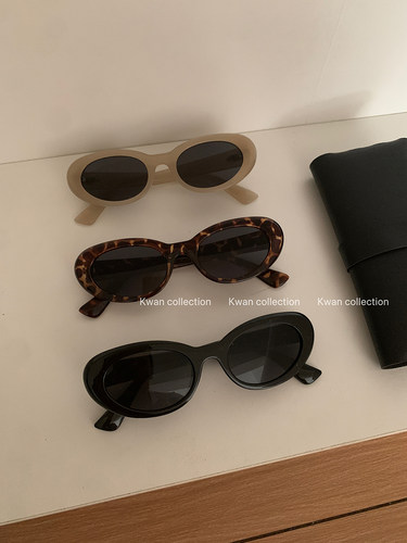 jennie同款复古时尚猫眼墨镜百搭