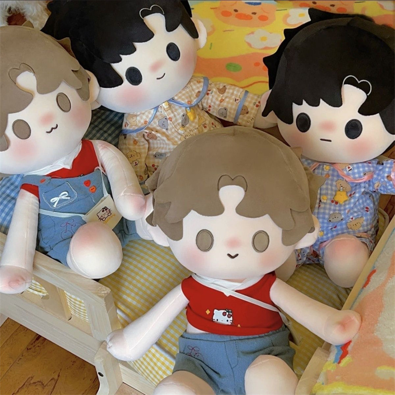 SJ之外顾时夜易遇夏萧因40cm棉花娃娃仿一番赏裸娃换装礼物