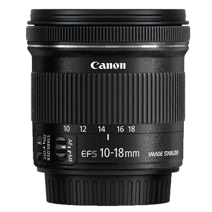 佳能EF-S 10-18mm f/4.5-5.6IS防抖超广角人像单反变焦镜头海外版