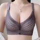 波亚婷 千鸟格性感蕾丝无痕舒适小胸聚拢上托调整型内衣文胸