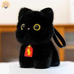 可爱猫咪包包背包小挂件玩偶小猫桌伴布娃娃毛绒玩具钥匙扣小公仔