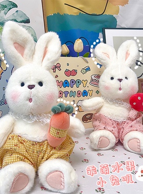 暖阳兔子毛绒玩具可爱小白兔玩偶抱枕女孩生日礼物抱睡公仔布娃娃
