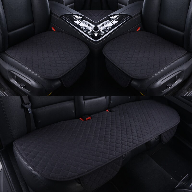 奥迪专用汽车坐垫单片夏季亚麻布艺无靠背A6L A4L Q5四季通用座套