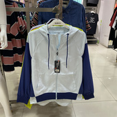 班尼路秋季 休闲运动防风衣潮流外套88907930 简约拼色连帽外套女装