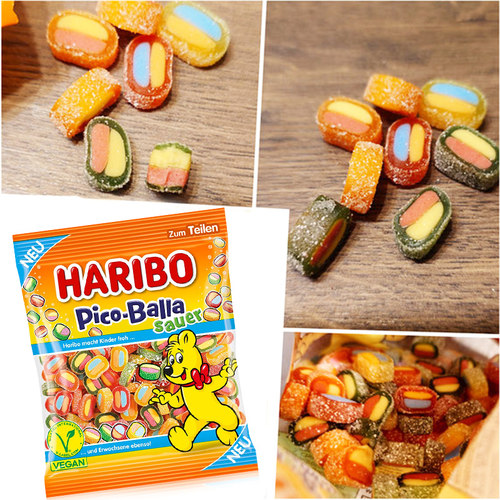 进口haribo哈瑞宝酸味足球软糖