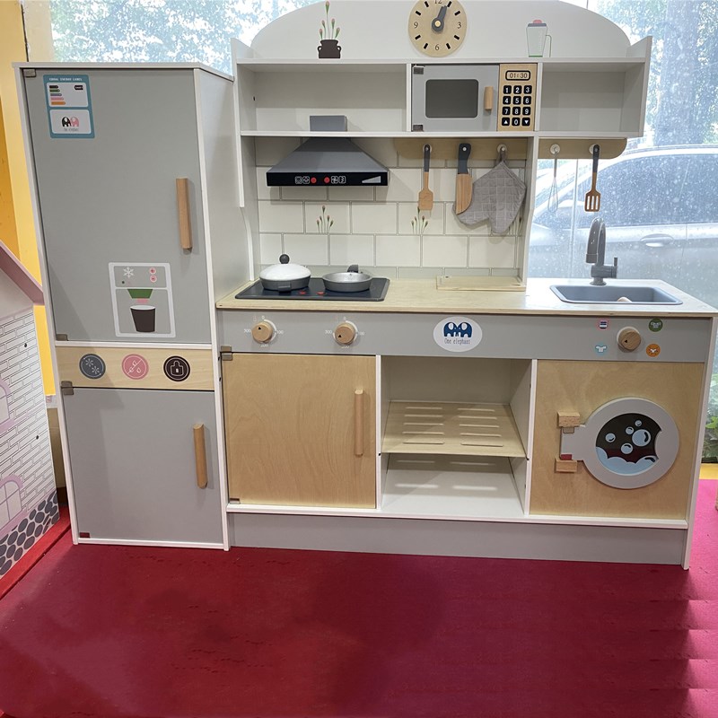 幼乐比木制儿童声光厨房玩具
