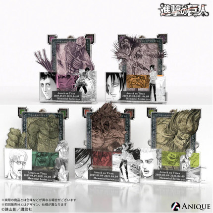 预售预定定金 ANIQUE 进击的巨人 九大巨人 场景立牌 再版 M0512