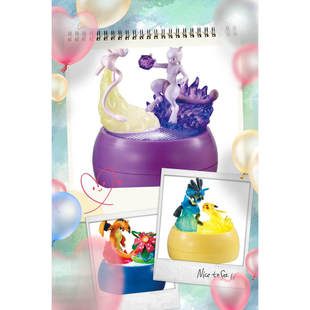 5月预定   宝可梦对战场景造型发光摆件 神奇宝贝到货补邮