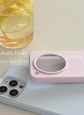 Trolls|奶油风软软糯糯液态硅胶手机壳小众ins高级质感防摔适用oppofindx8proreno15pro/findx9pro华为mate80