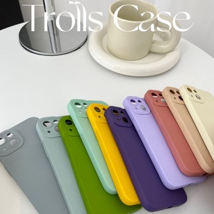 莫兰迪新色系！高级感纯色手机壳适用P80华为mate70pro苹果17/x300oppofindx8小米17x200极简风全包软壳防摔