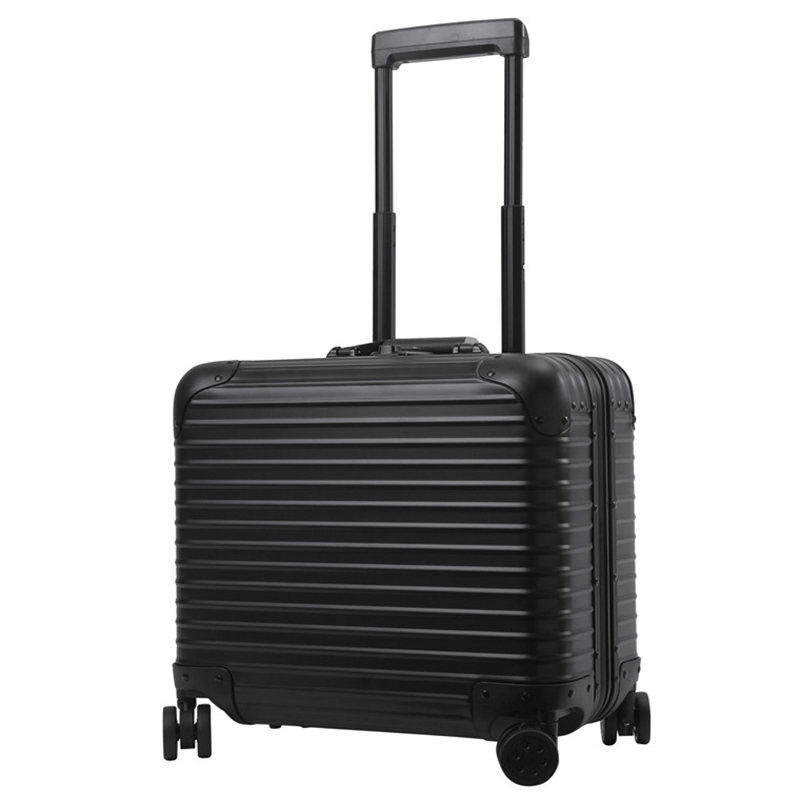 bkt全金属铝镁合金电脑箱出差铝合金拉杆箱包18寸登机箱行李箱子