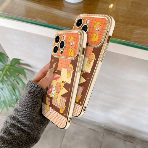 可爱星星人适用苹果17手机壳iPhone1612/11/XR/xs/x7/8PLUS防指纹