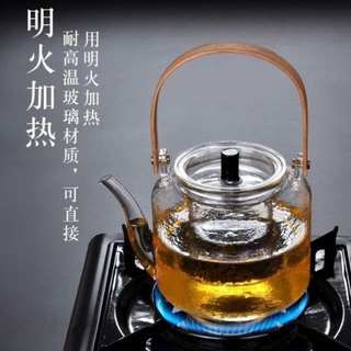 耐高温加厚玻璃茶壶蒸煮两用泡茶泡茶杯电陶炉专用烧水壶家用茶壶