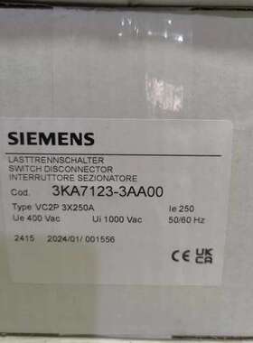 3KA7123-3AA00隔离开关正品