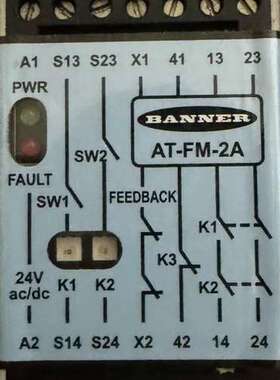 ABANNER  美国邦纳安全继电器AT-FM-2A