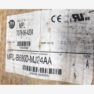 全新AB電機帶包裝 MPL MJ24AA 包裝 B680D 舊