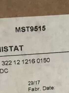 瑞士 TRAFAG MST9515 634.2520 温度传