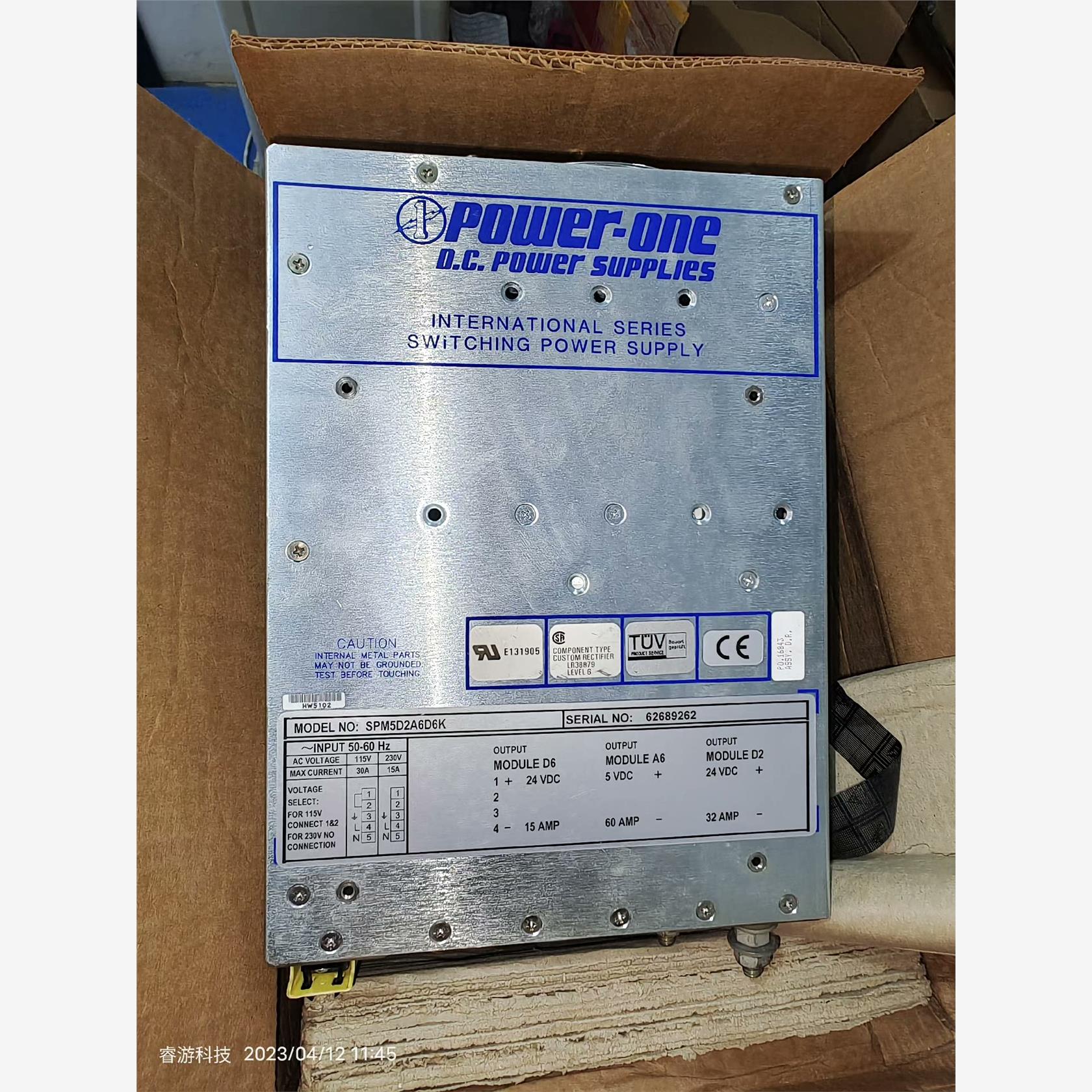 【Power-One电源】九成新SPM5D2A6D6K电源，