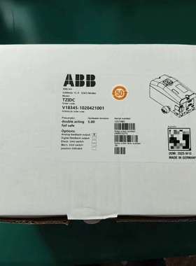 ABB TZIDC阀门定位器 V18345-10204210