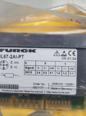 图尔克电子模拟量输入模块BL67-2A-PT 6827177