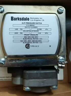 Barsksdale  压力开关  P1H-B85SS  1