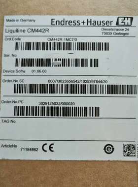 E+H CM442R-AAM1A2F01+AK(CM442R