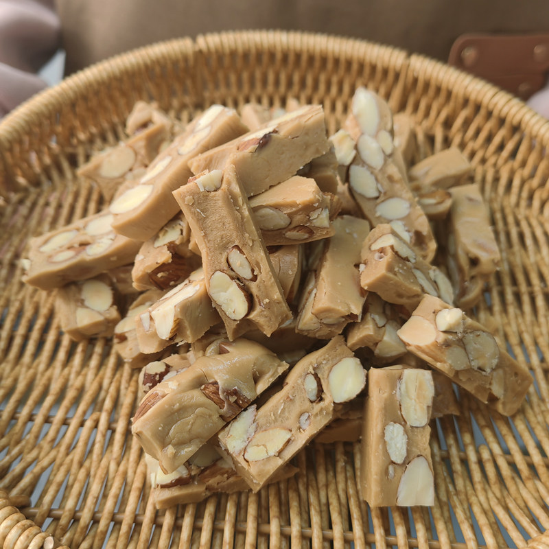 西有手工健康零食海盐太妃糖杏仁零添加伴手礼休闲零食酥脆网红